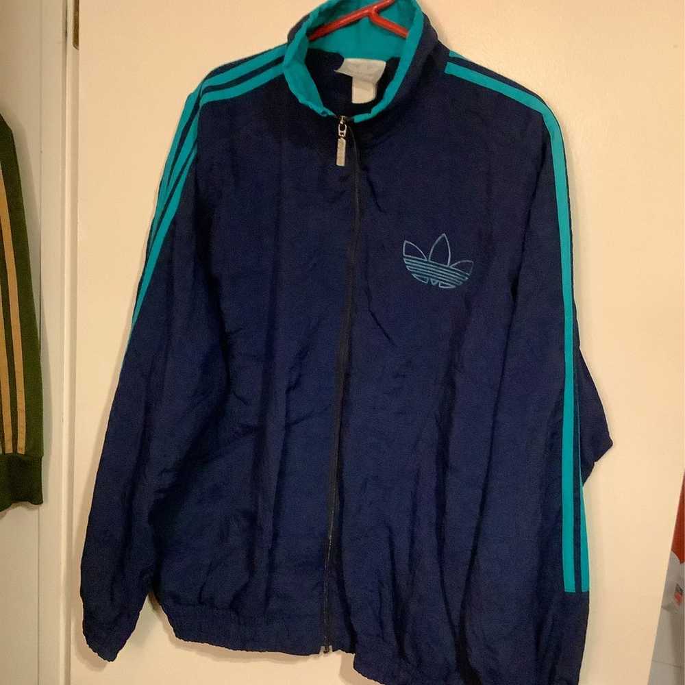 Vintage Adidas 90s style track jacket sz - image 1