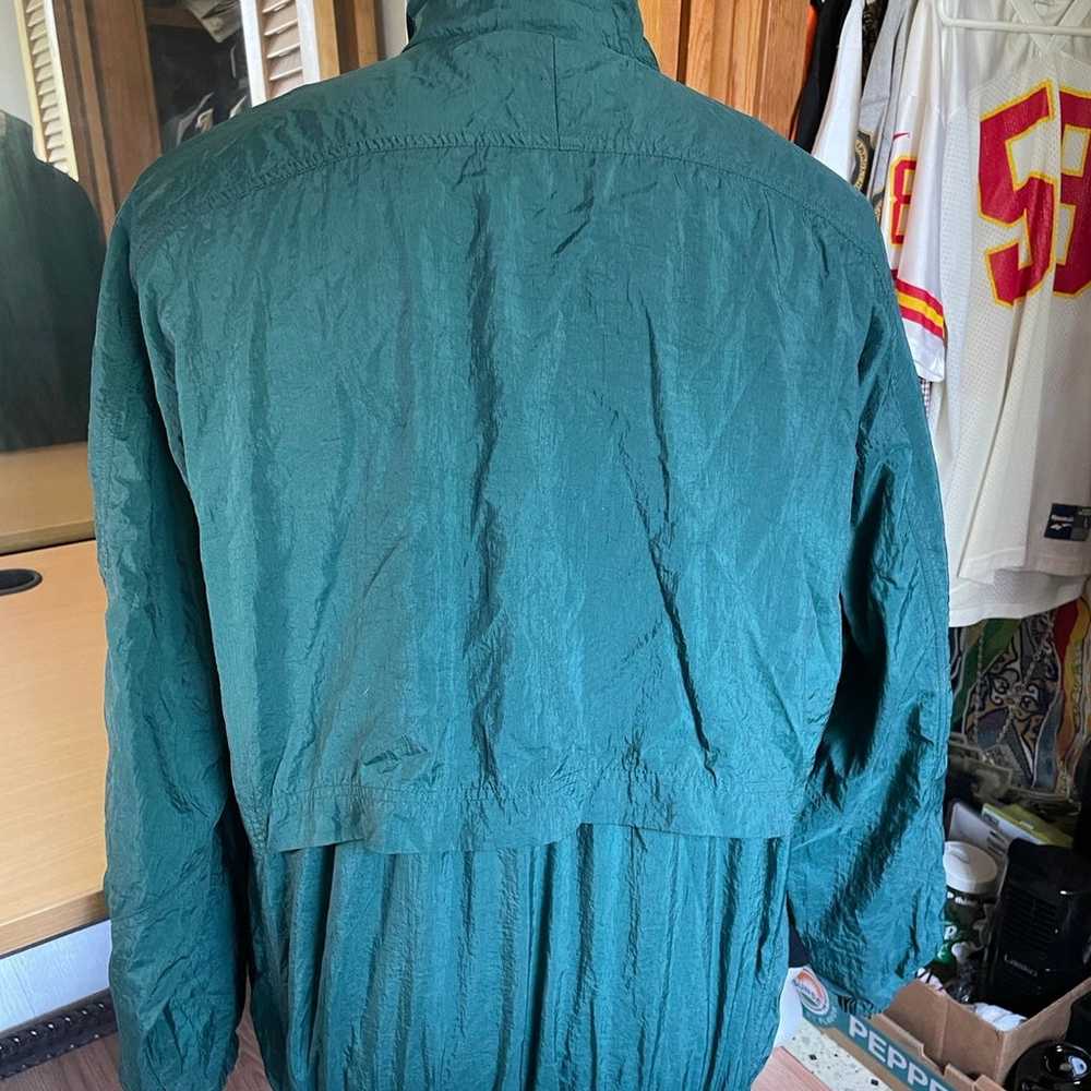 NIKE Men's Vintage 90's Jacket Big Swoosh Green X… - image 2