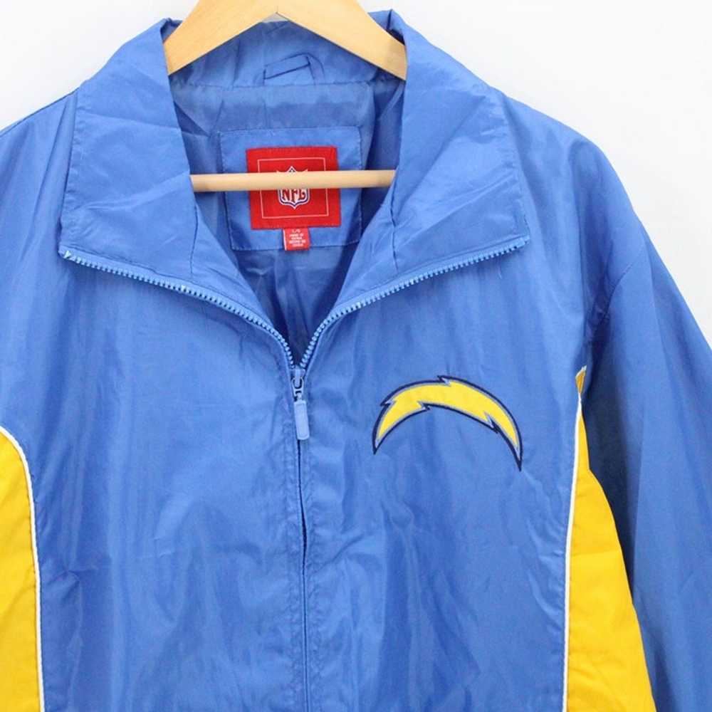 Vintage NFL X Chargers Windbreaker Jacket Mens Bl… - image 2
