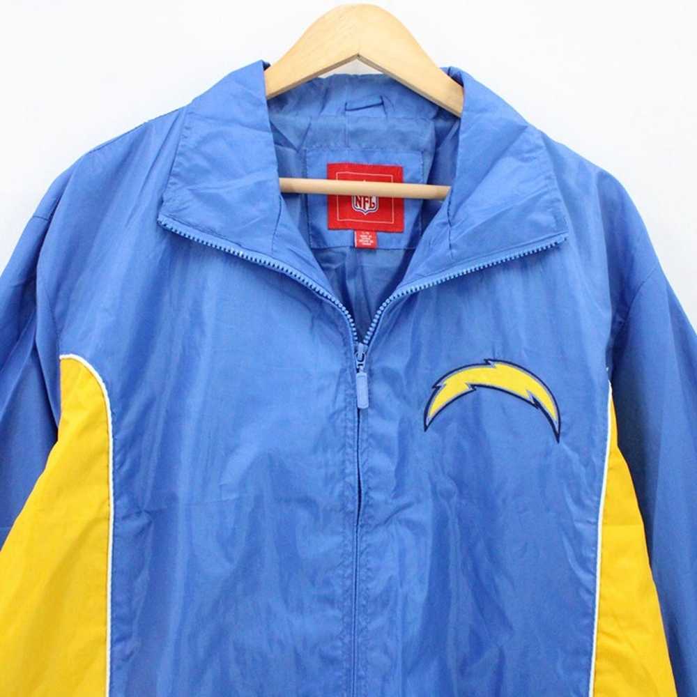 Vintage NFL X Chargers Windbreaker Jacket Mens Bl… - image 5