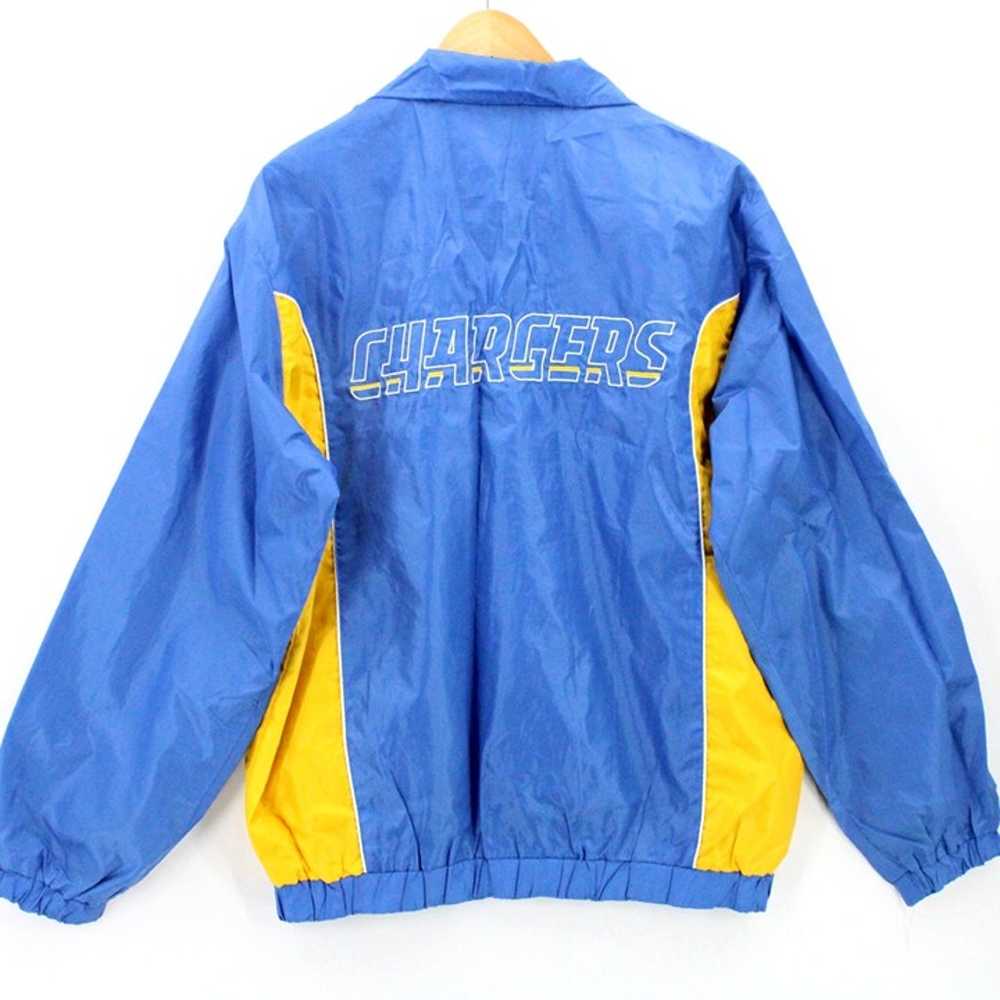 Vintage NFL X Chargers Windbreaker Jacket Mens Bl… - image 9