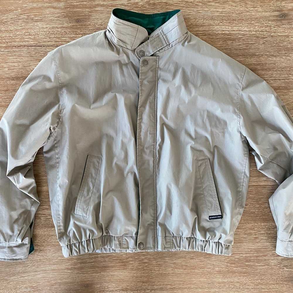 Vintage Men's Beige Members Only Jacket - image 1