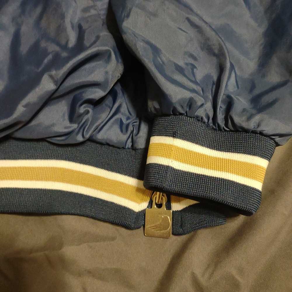 Vintage Notre Dame Windbreaker Pullover Chalk Lin… - image 4