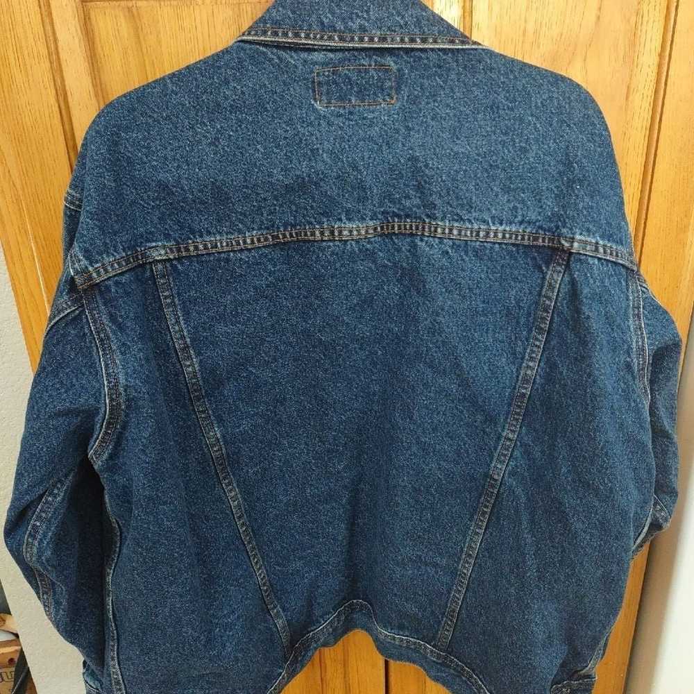 Vintage WRANGLER rugged wear mens XL Jean jacket - image 3