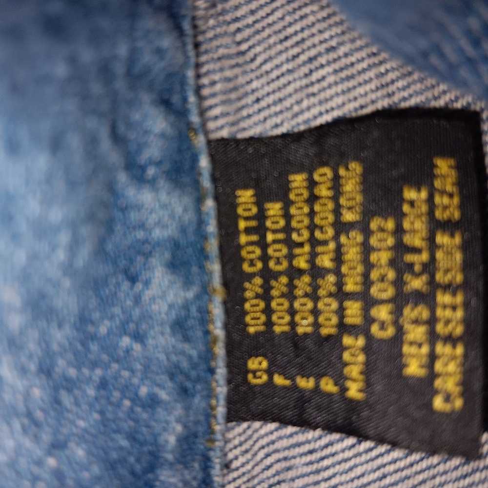 Vintage harley davidson denium jacket men's xl - image 5