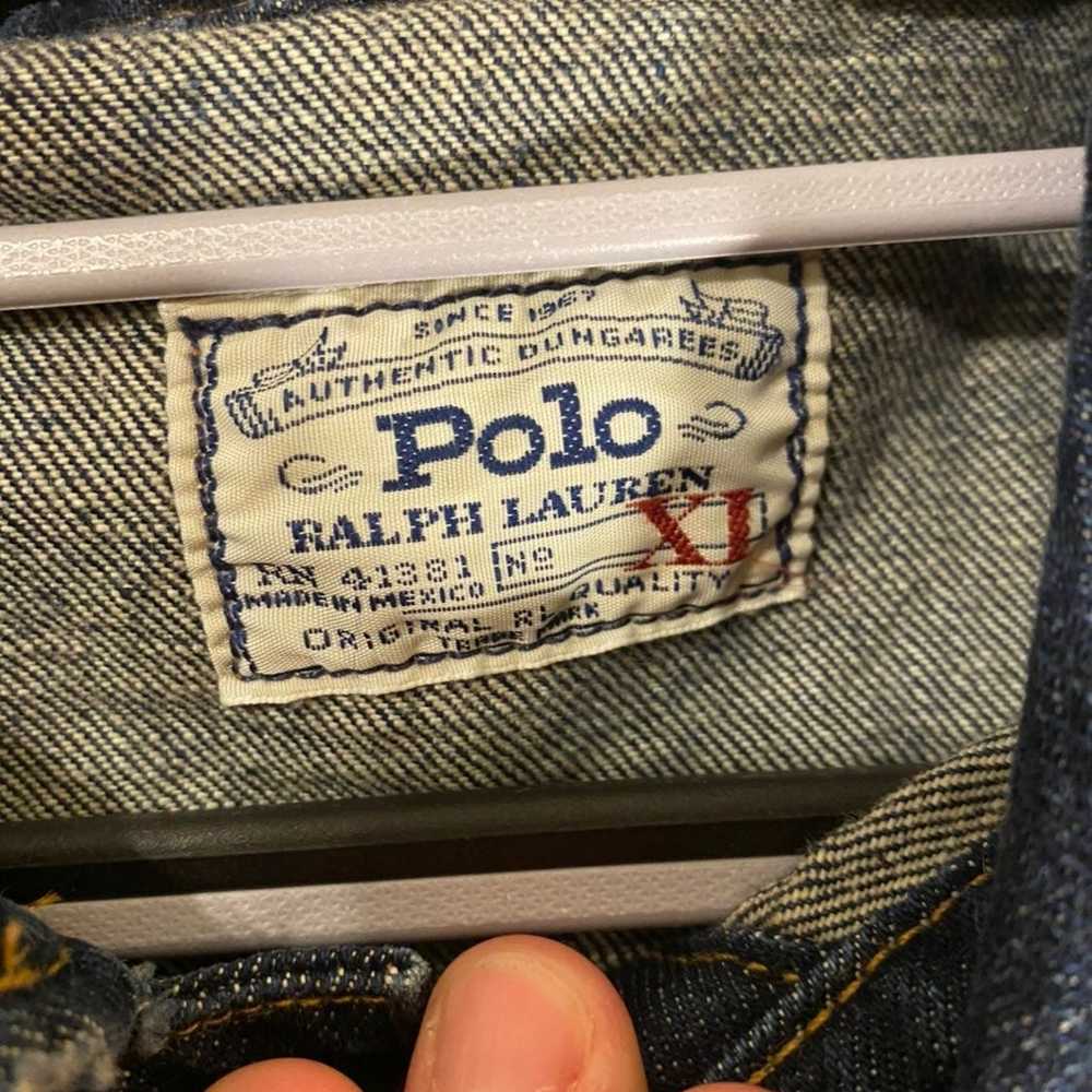 Vintage Polo Ralph Lauren Jean Jacket - image 3