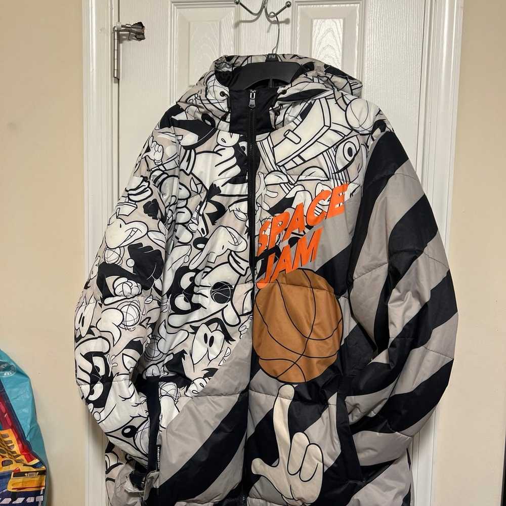 members only Graphic space jam Puffer coat unisex - image 1