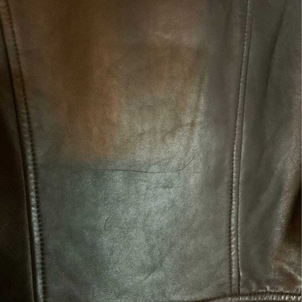 Vintage John Carlise Leather/fur Jacket - image 11