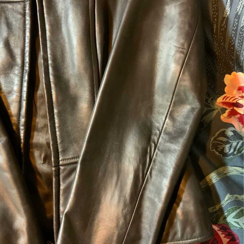 Vintage John Carlise Leather/fur Jacket - image 7