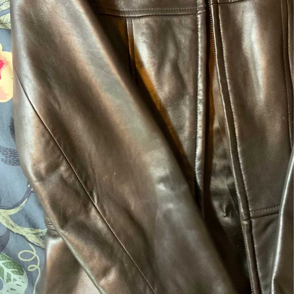 Vintage John Carlise Leather/fur Jacket - image 8