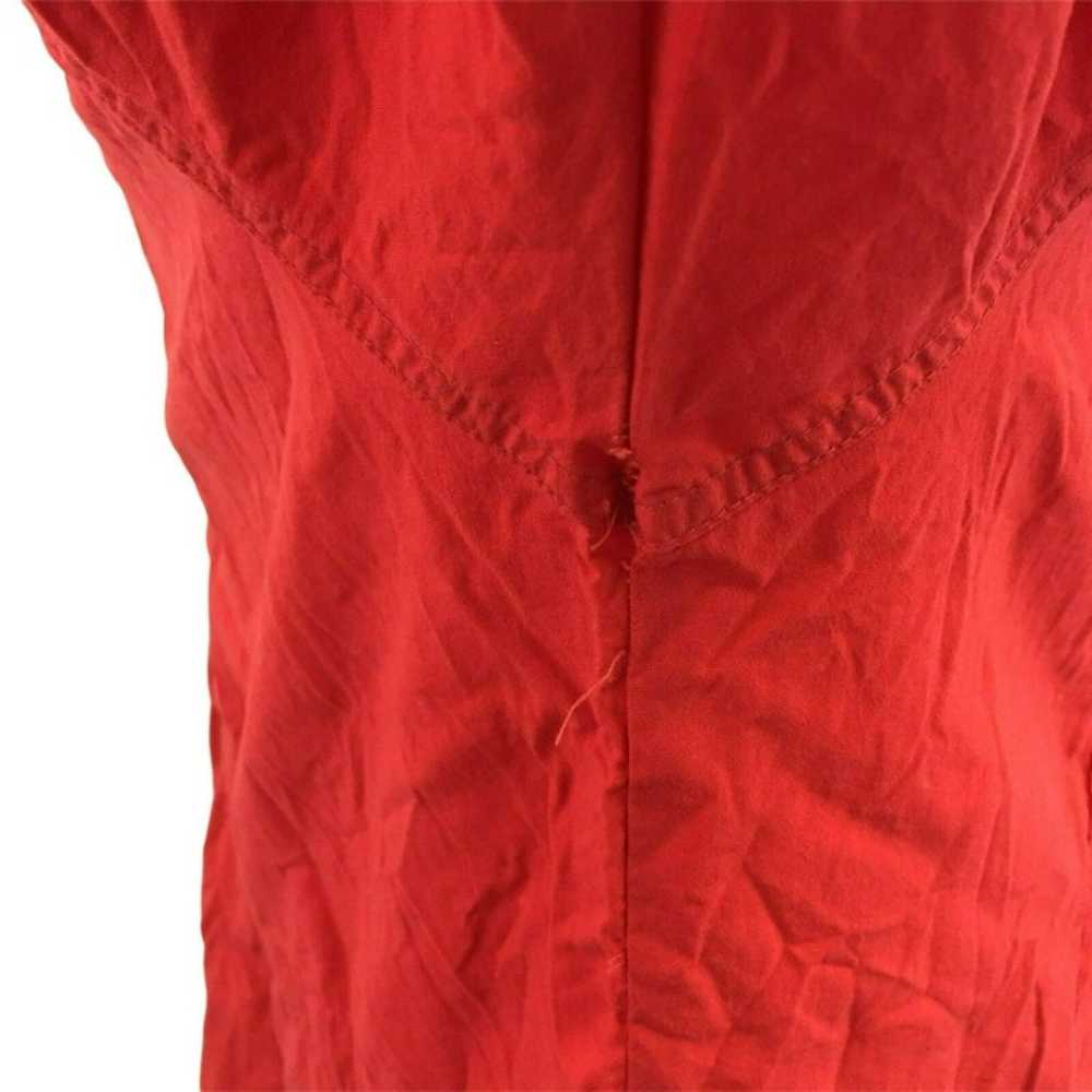 VTG Eddie Bauer Windbreaker Jacket Mens S Red Blu… - image 10