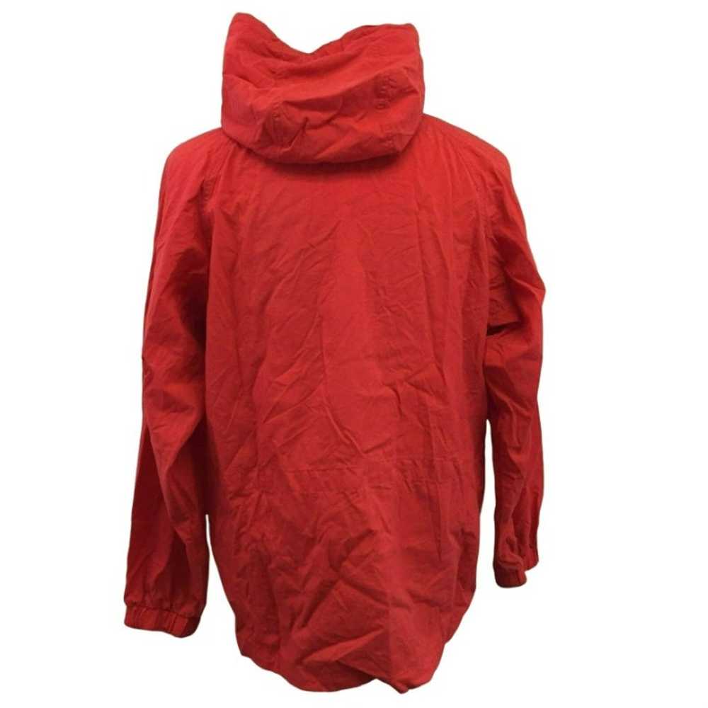 VTG Eddie Bauer Windbreaker Jacket Mens S Red Blu… - image 3