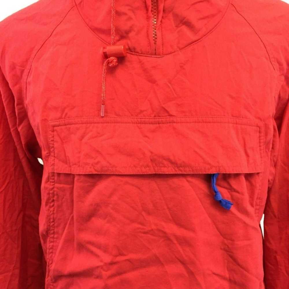 VTG Eddie Bauer Windbreaker Jacket Mens S Red Blu… - image 6