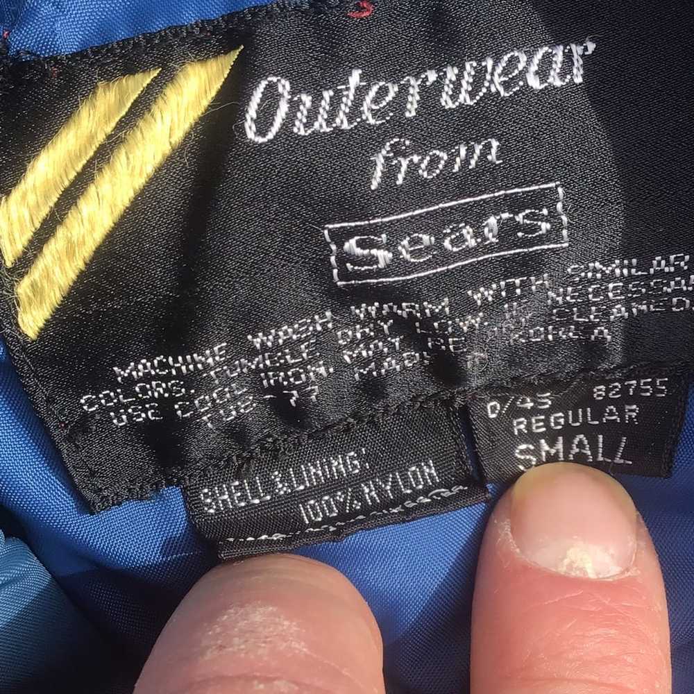 Vintage Sears Puffer Vest small - image 4