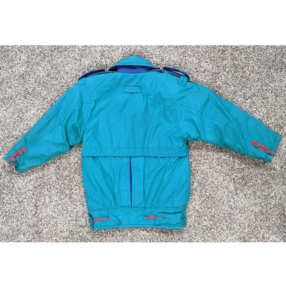Vintage J Gallery Duck Down Retro Ski Jacket Blue… - image 2