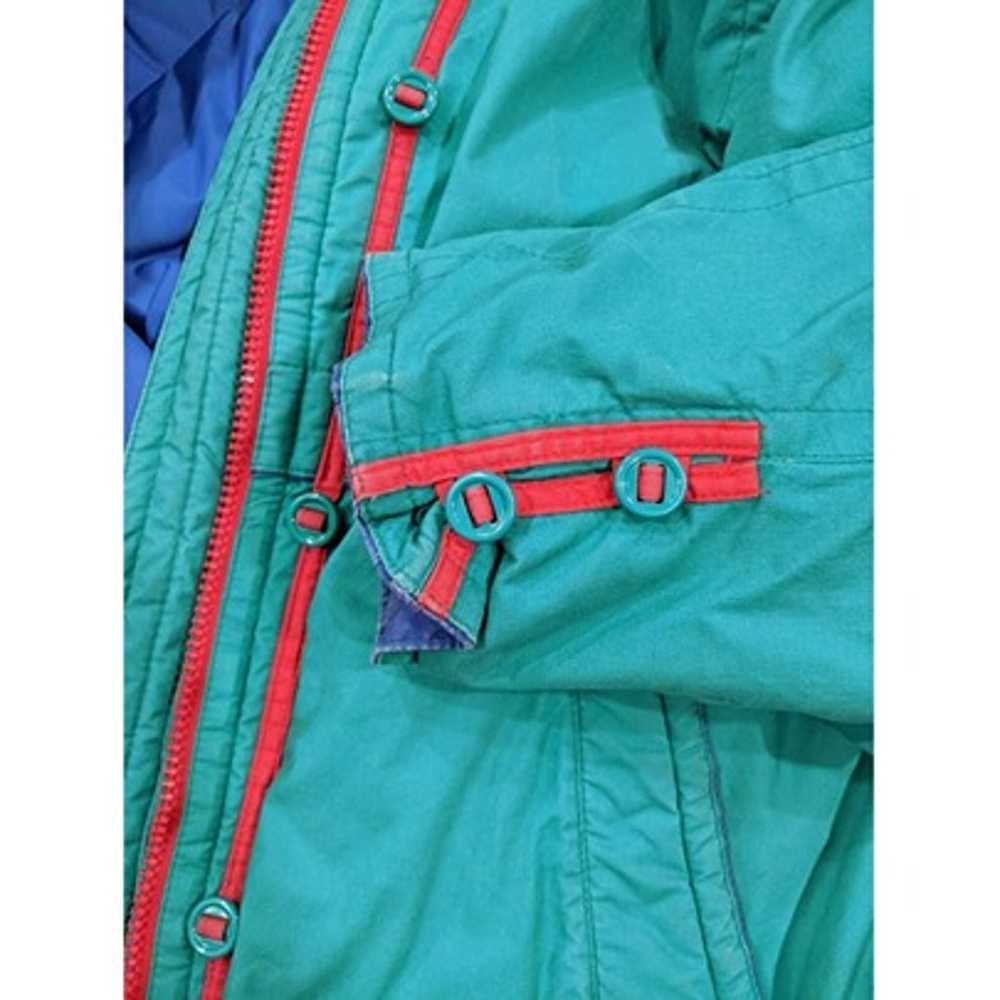 Vintage J Gallery Duck Down Retro Ski Jacket Blue… - image 6