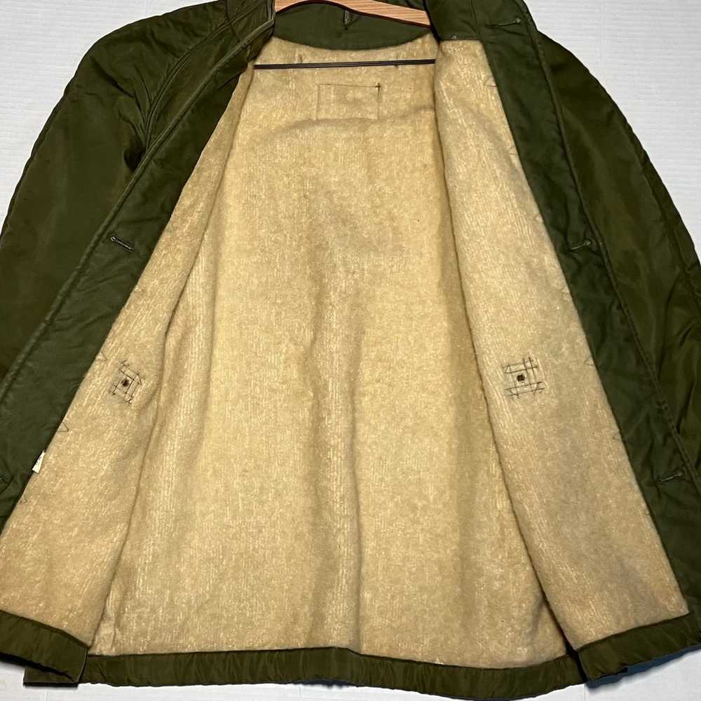 VINTAGE USAF 1964 COAT LINER MENS SMALL LONG SPEC… - image 2