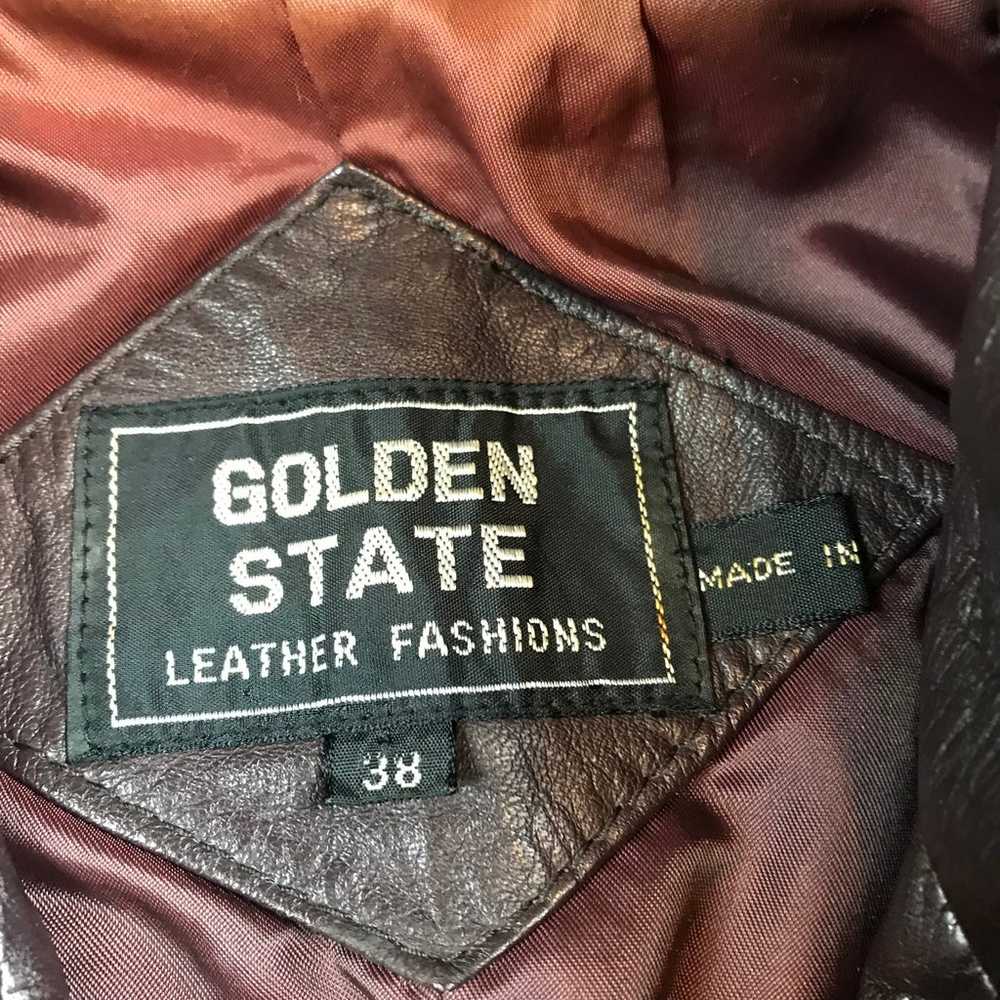 Golden State Leather Fashion Men’s Vintage Dark C… - image 7