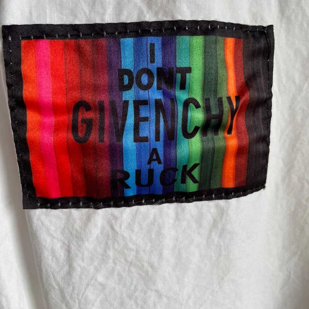 I don’t givenchy a ruck 3/4 sleeve zip up basebal… - image 2