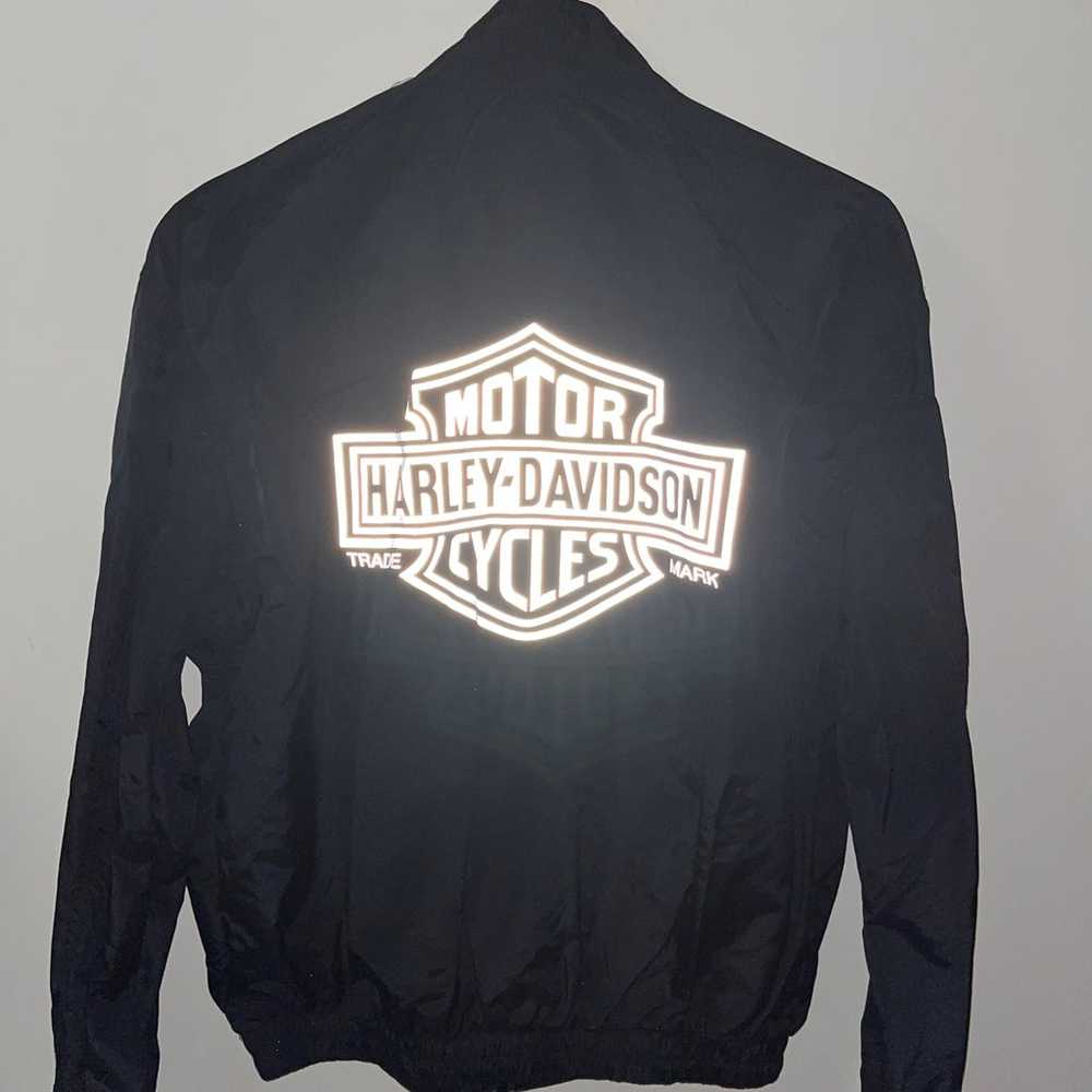 Vintage Made in USA Harley Davidson Jacket/Windbr… - image 5