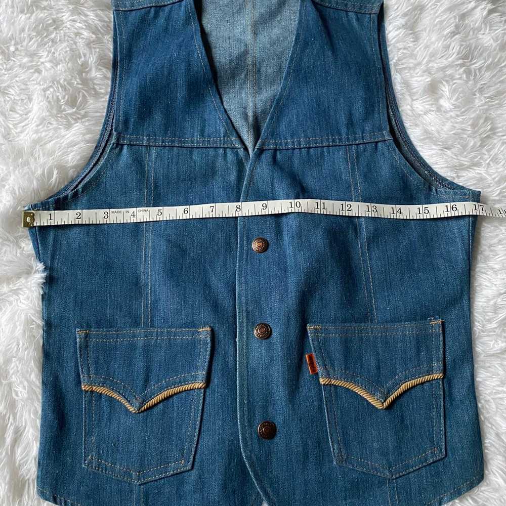 Vintage Levi's Jean Vest - image 4