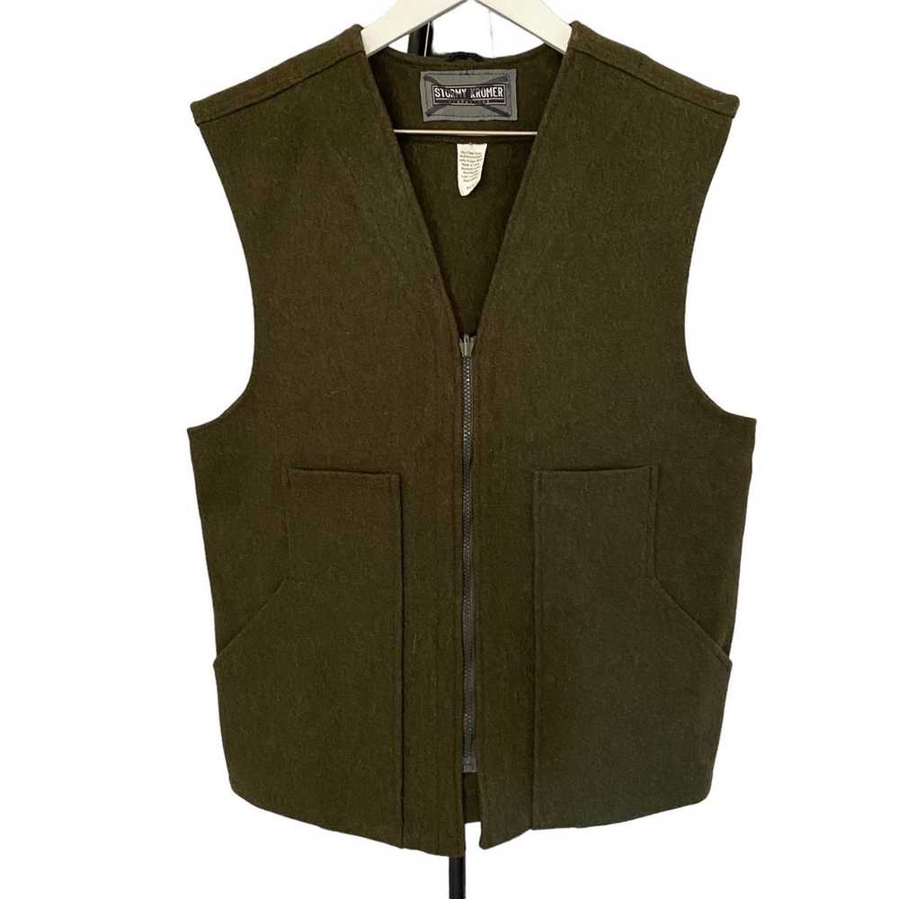 Vintage Stormy Kromer 100% Virgin Wool Vest Men’s… - image 10