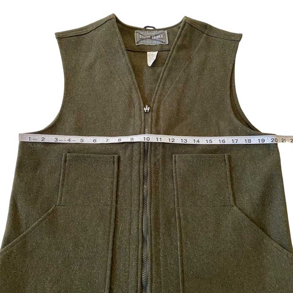 Vintage Stormy Kromer 100% Virgin Wool Vest Men’s… - image 5