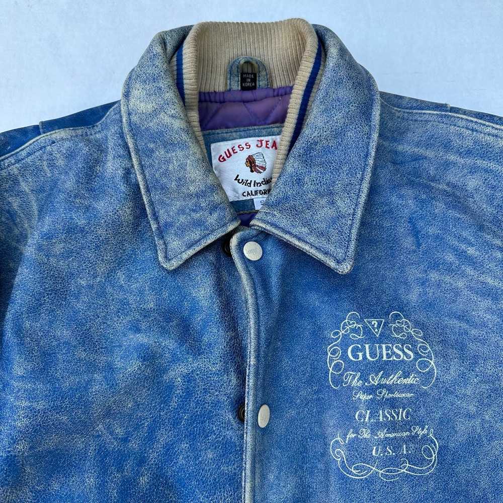 Rare vintage 80’s Guess Jeans Wild Indians Califo… - image 5