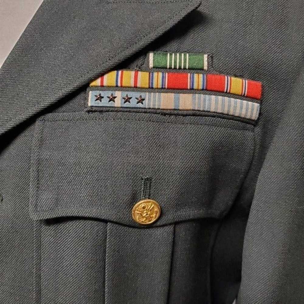 Vintage US Army Korean War Patches Dress Jacket 1… - image 8