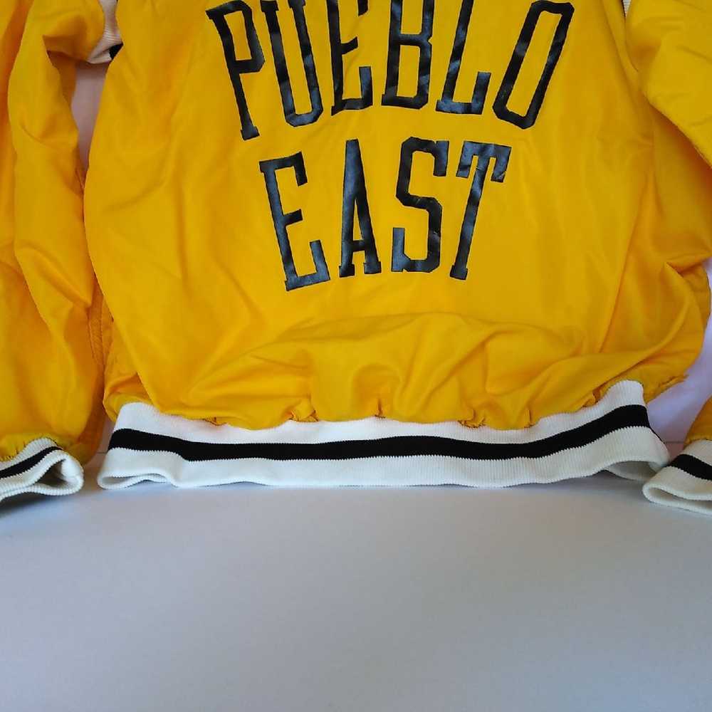 Vintage Windbreaker Pueblo East Black/Yellow M - image 8