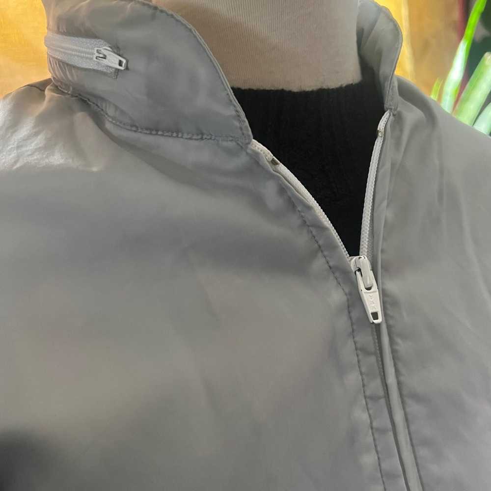 Vintage unisex gray windbreaker jacket - image 4