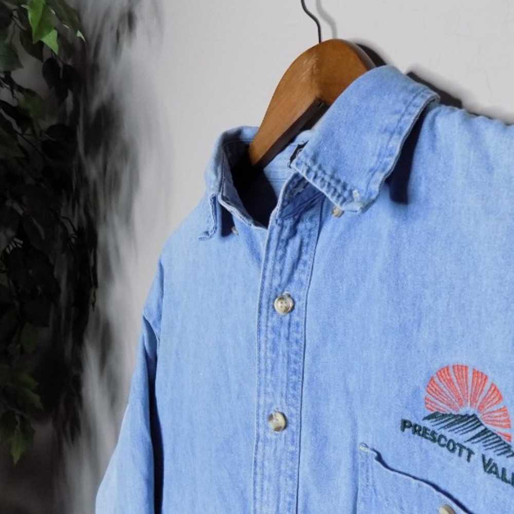 Prescott Valley Denim Button Up - image 1