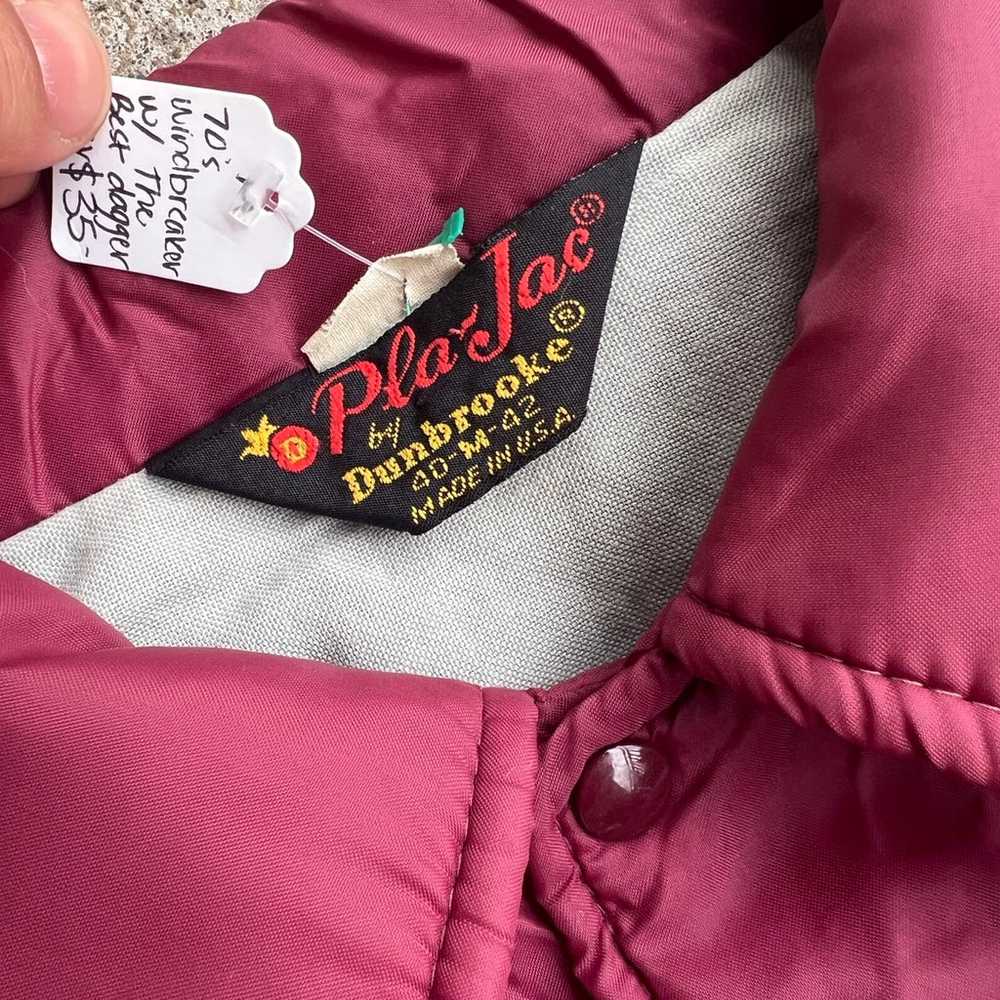 70’s Pla-Jac by Dunbrooke Made in USA Windbreaker - image 2
