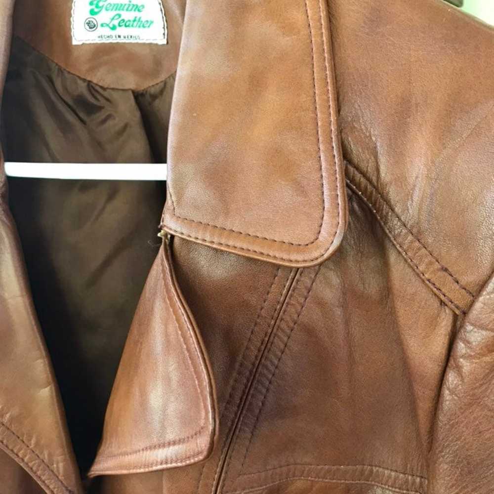 Vintage Leather Jacket - image 2