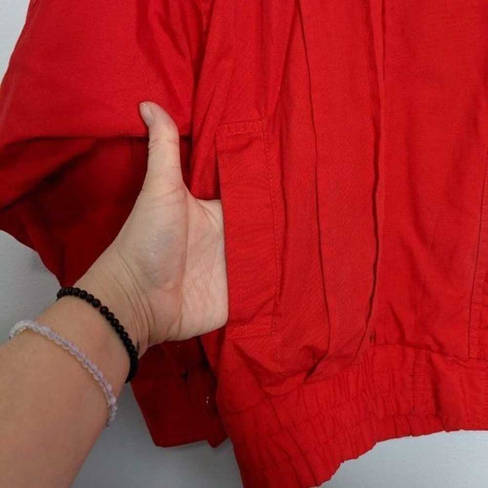 Gitano Vintage Red Long Sleeve Jacket Zip Up Pock… - image 8