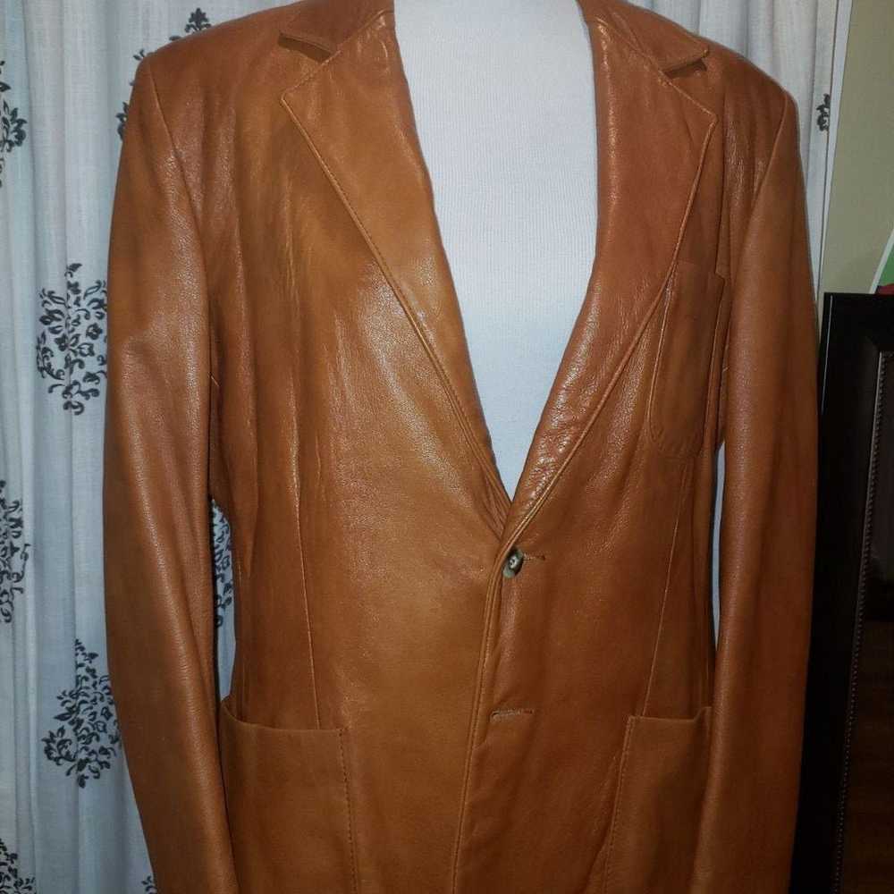 Vintage TANNERY WEST 1979 Leather jacket - image 2