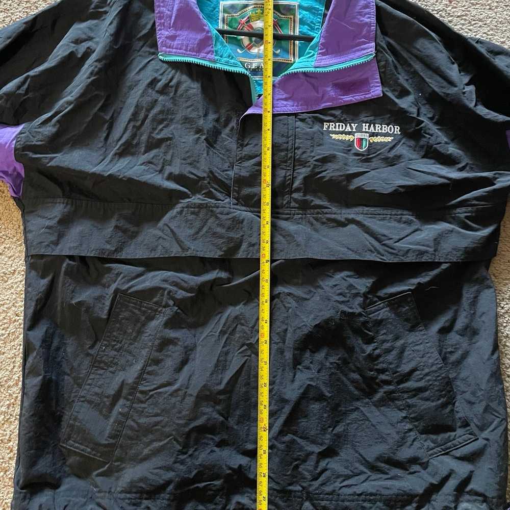 Vtg 90s Gear For Sports Jacket Mens M Black Purpl… - image 7