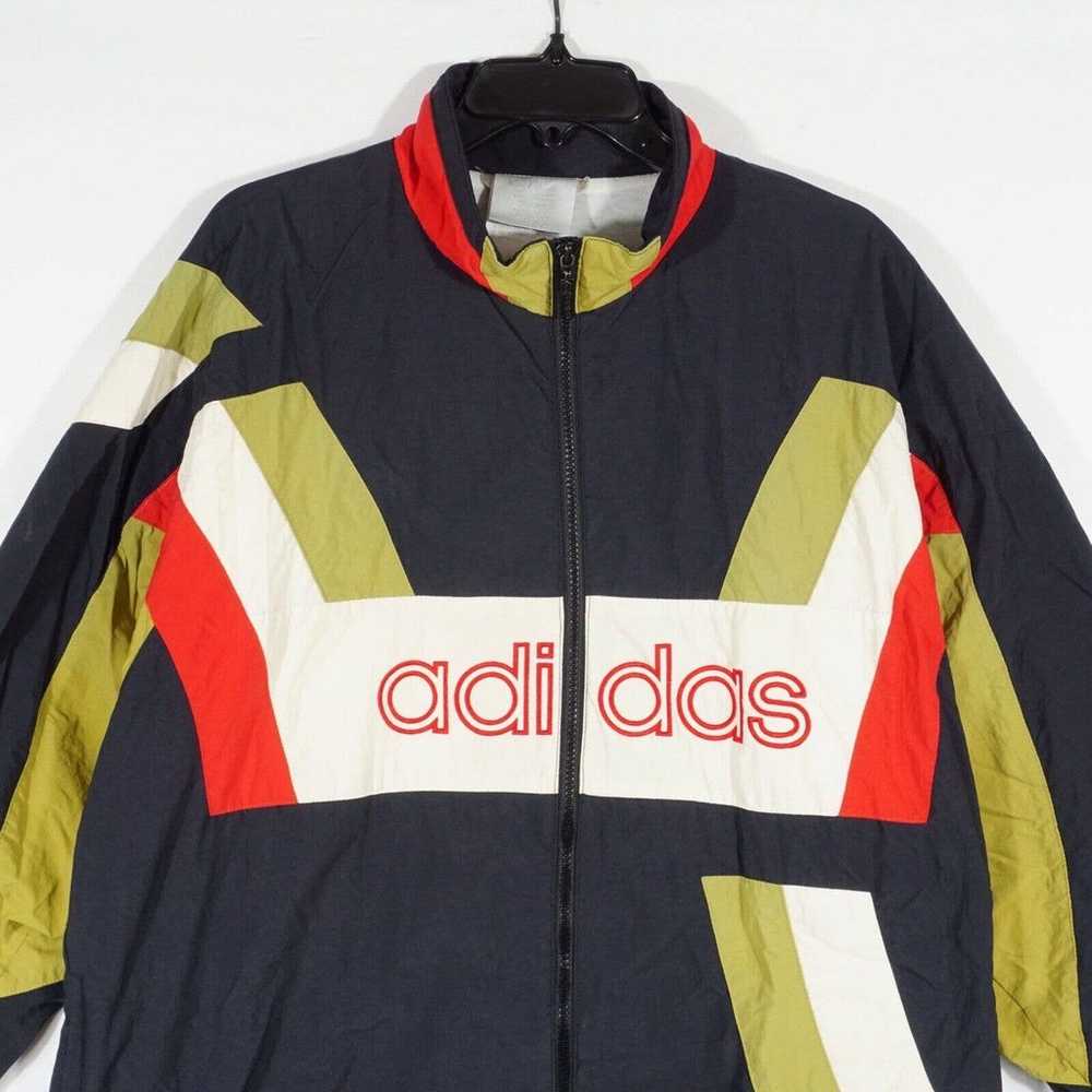 Vintage Adidas Team Olympics Track Jacket Windbre… - image 3