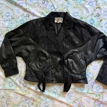 vintage 80s G-III leather jacket