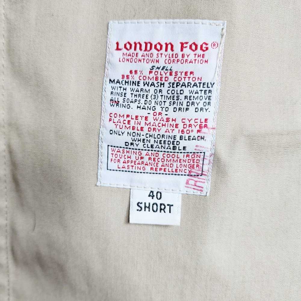 INSULATED Vintage London Fog Trench Coat - image 4