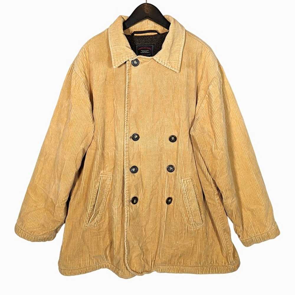 American Eagle Oversized Corduroy Coat Shearling … - image 1