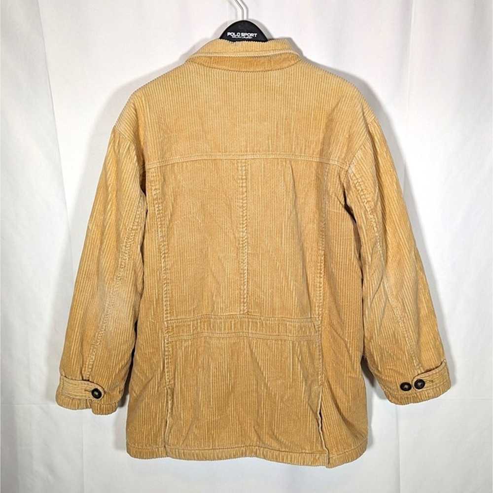 American Eagle Oversized Corduroy Coat Shearling … - image 2