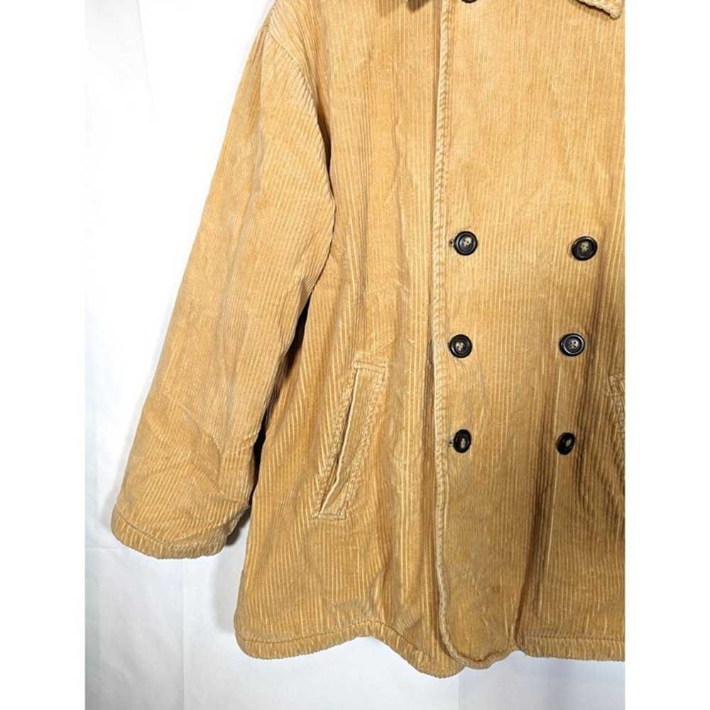 American Eagle Oversized Corduroy Coat Shearling … - image 5