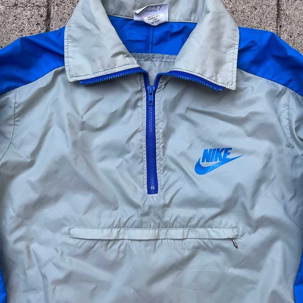 Vintage 1980’s Nike Anorak Quarter Zip Pullover W… - image 3