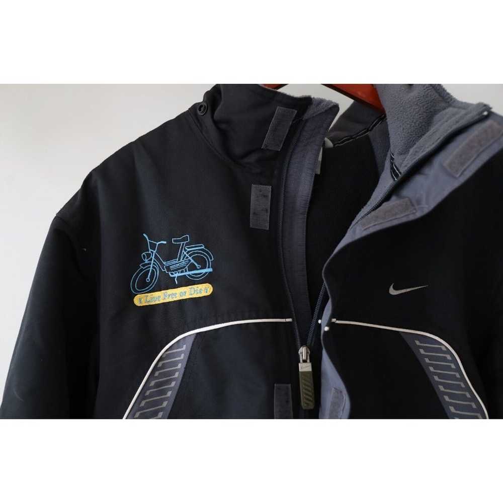Vintage Nike Y2K Fleece Lined Winter Jacket Coat … - image 4
