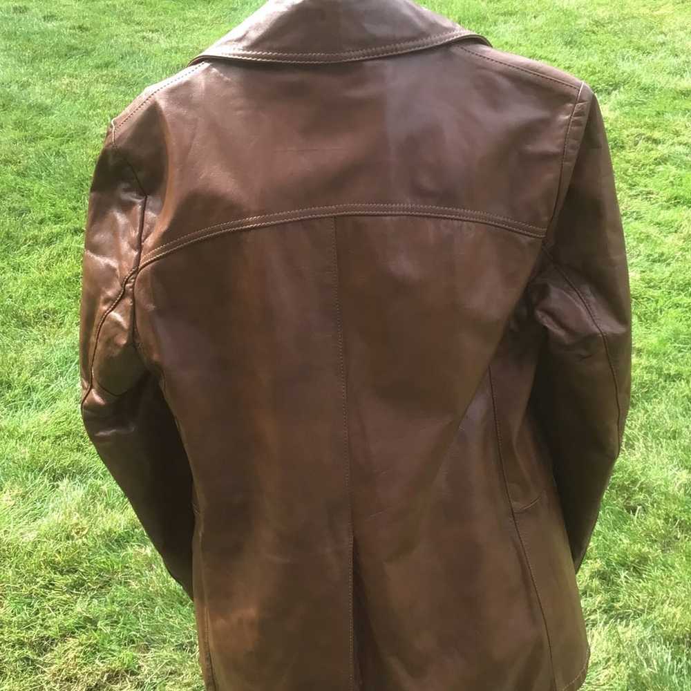 Vintage 1960s Mens Leather Jacket 40 - image 3