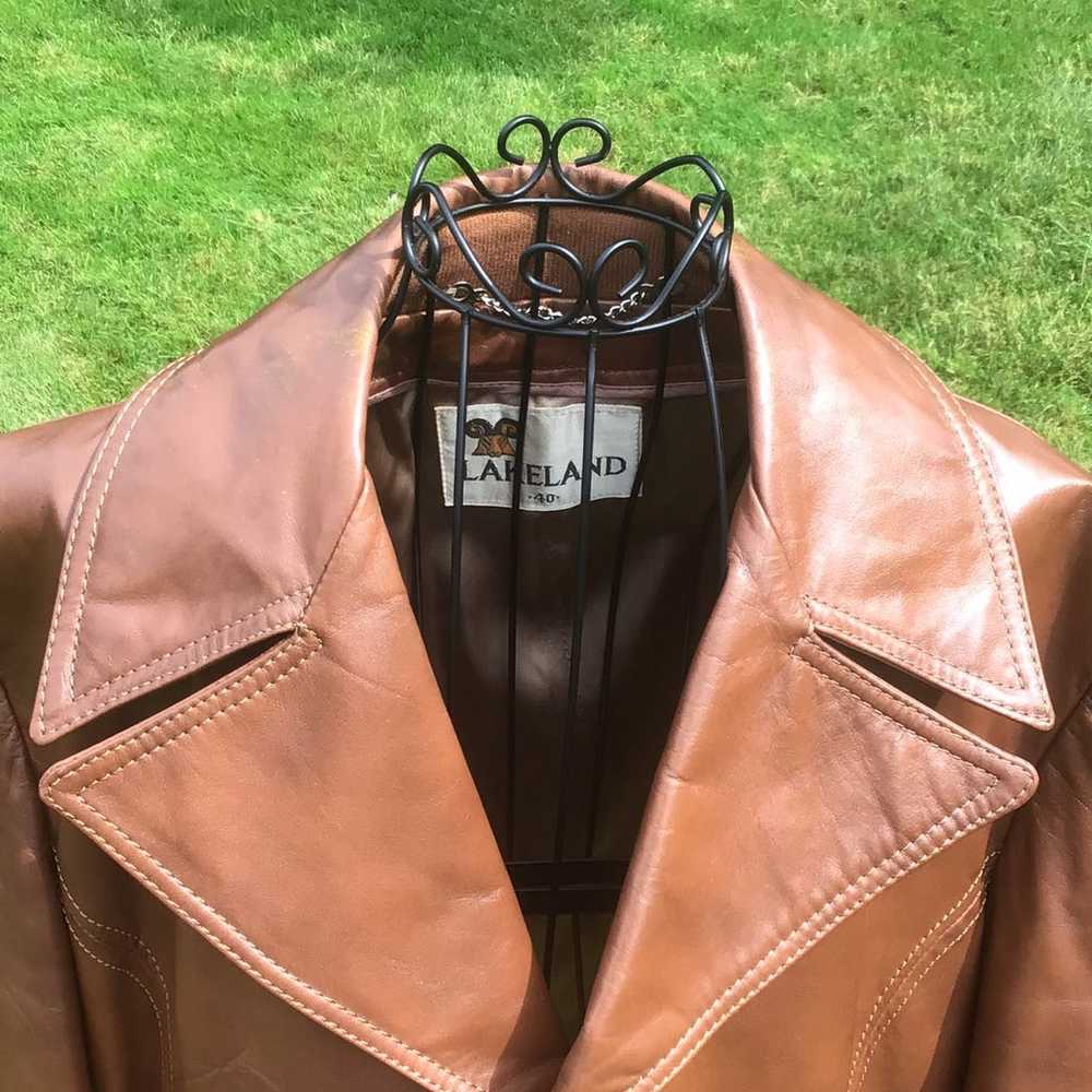Vintage 1960s Mens Leather Jacket 40 - image 4