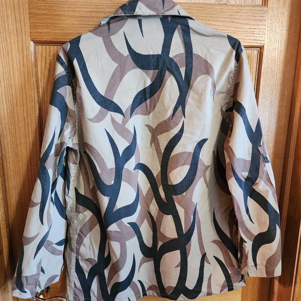 Vintage 1979 Combat Cloth Camouflage Jungle Jacke… - image 2