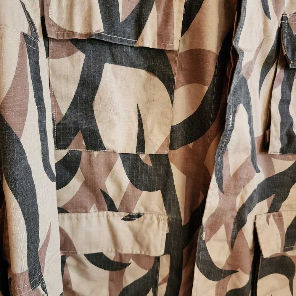 Vintage 1979 Combat Cloth Camouflage Jungle Jacke… - image 7