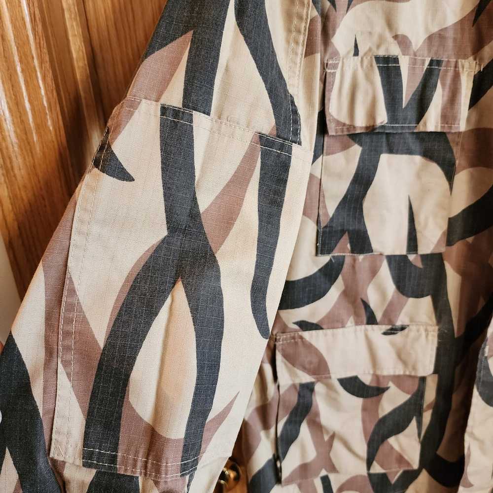 Vintage 1979 Combat Cloth Camouflage Jungle Jacke… - image 8